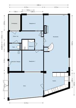 Floorplan - Parklaan 121, 4645 RW Putte